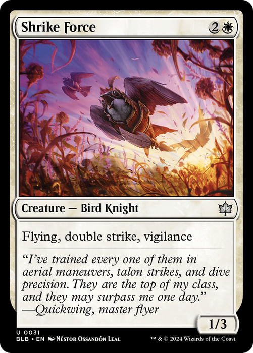 Shrike Force (BLB-031) - uncommon - Foil