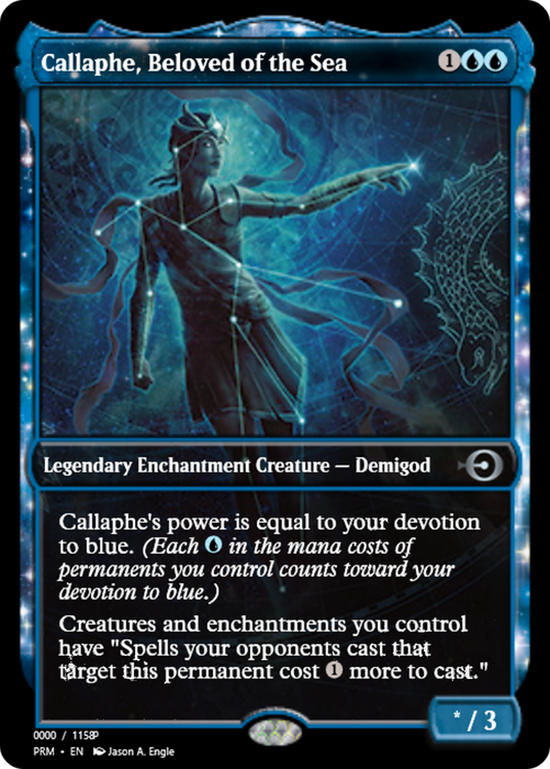 Callaphe, Beloved of the Sea (PRM-79867) - uncommon: (enchantment) - Foil