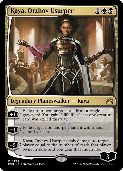 Kaya, Orzhov Usurper (RVR-194) - rare - Foil