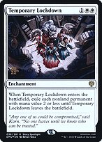 Temporary Lockdown (PRE-36S) - rare - Foil