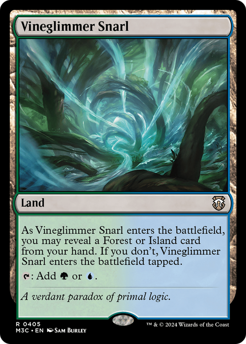 Vineglimmer Snarl (M3C-405) - rare - Foil