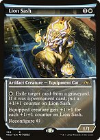 Lion Sash (NEO-368) - rare: (Showcase) - Foil