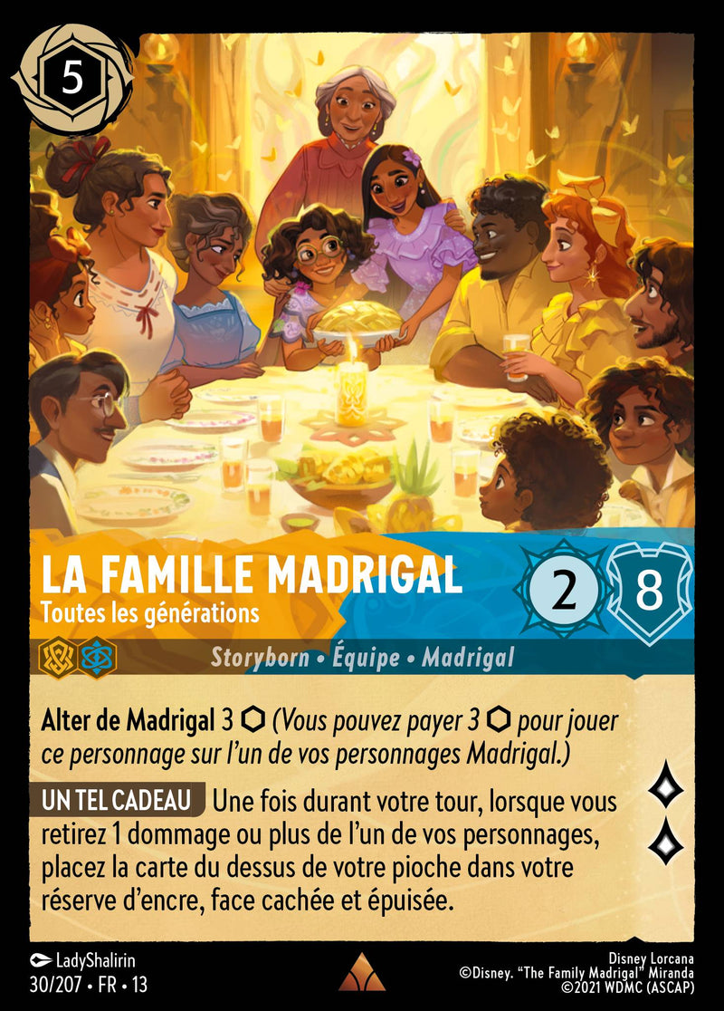 La famille Madrigal - Toutes les générations