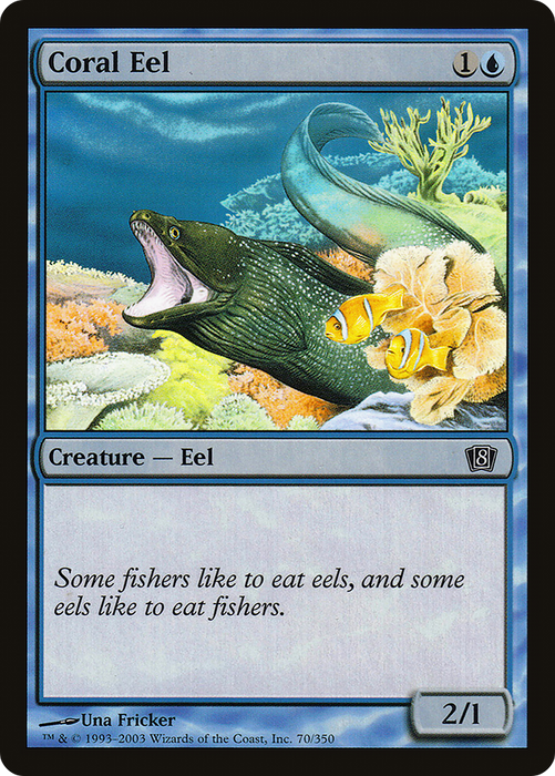 Coral Eel (8ED-70★) - common - Foil