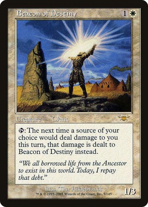 Beacon of Destiny (LGN-005) - rare - Foil