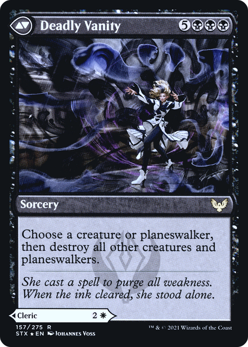 Selfless Glyphweaver // Deadly Vanity (PRE-157S) - rare - Foil