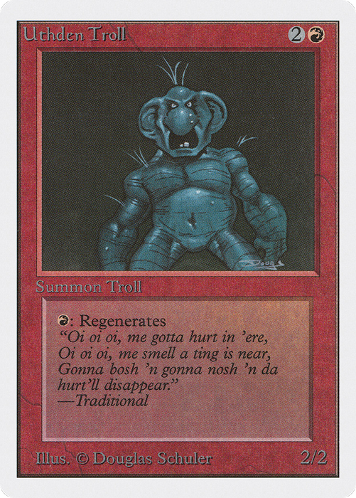 Uthden Troll (2ED-181) - uncommon