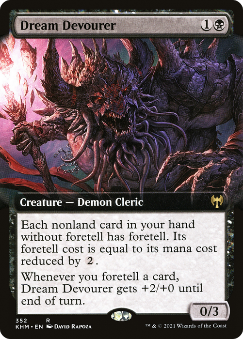 Dream Devourer (KHM-352) - rare: (Extended Art) - Foil