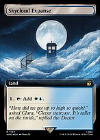 Skycloud Expanse (WHO-1107) - rare: (Extended Art) - Foil