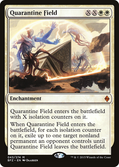 Quarantine Field (BFZ-043) - mythic - Foil
