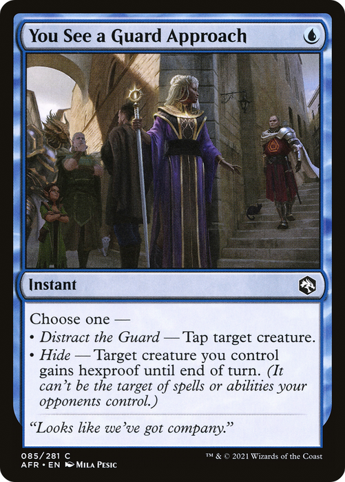 You See a Guard Approach (AFR-085) - common - Foil