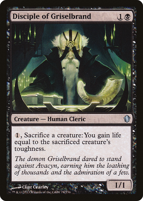 Disciple of Griselbrand (C13-074) - uncommon