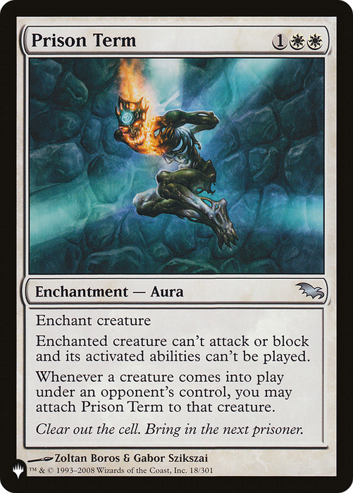 Prison Term (LIST-SHM-18) - uncommon