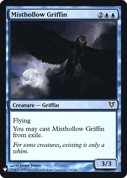 Misthollow Griffin (LIST-AVR-68) - mythic - Foil