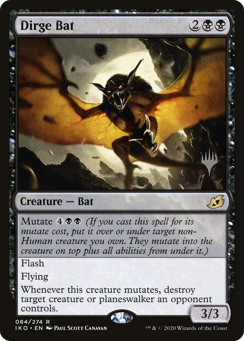Dirge Bat (PPIKO-84P) - rare