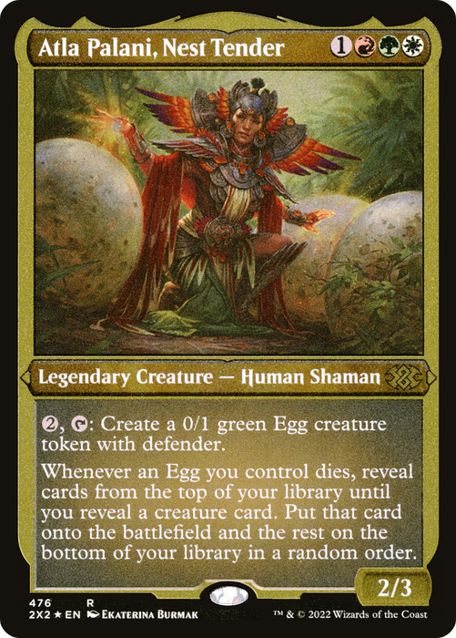 Atla Palani, Nest Tender (2X2-476) - rare - Etched Foil