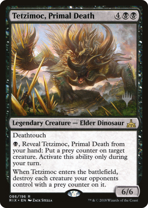 Tetzimoc, Primal Death (PPM20-86P) - rare - Foil