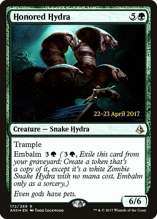 Honored Hydra (PRE-172S) - rare - Foil