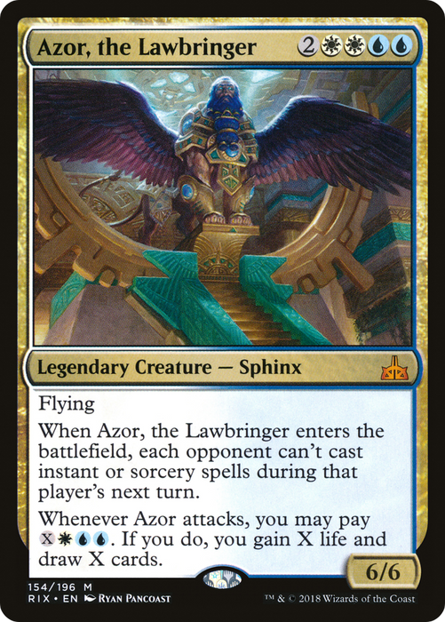 Azor, the Lawbringer (RIX-154) - mythic - Foil