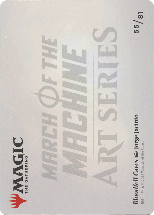 Bloodfell Caves // Bloodfell Caves (AMOM-055) - common (Borderless) - Foil