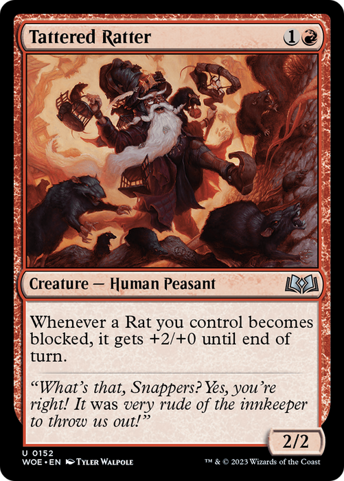 Tattered Ratter (WOE-152) - uncommon
