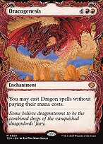 Dracogenesis (TDM-300) - mythic: (Showcase, enchantment) - Foil