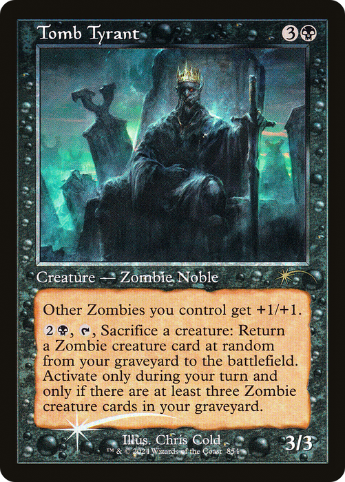 Tomb Tyrant (Retro Frame) (SLD-854) - rare - Foil