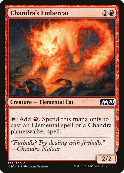 Chandra's Embercat (M20-129) - common
