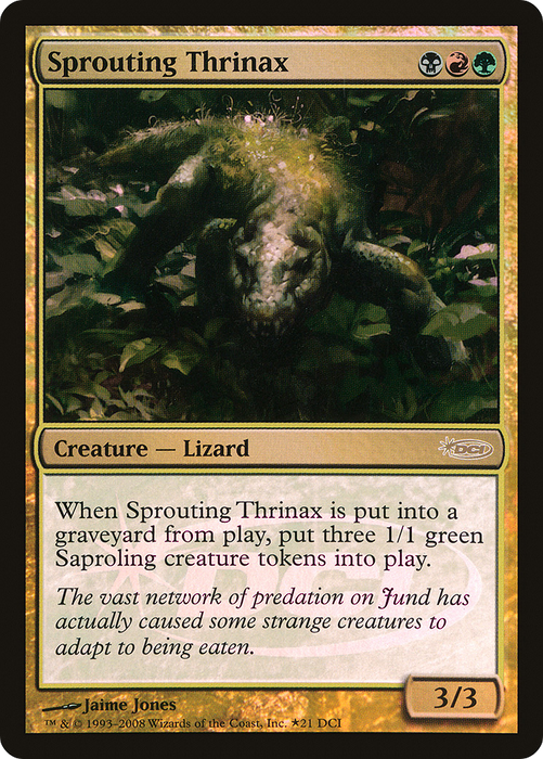 Sprouting Thrinax (WPN-021) - rare - Foil