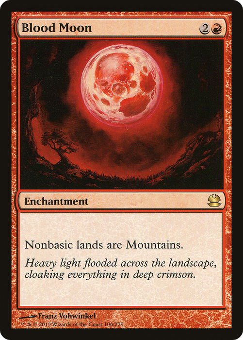 Blood Moon (MMA-106) - rare - Foil