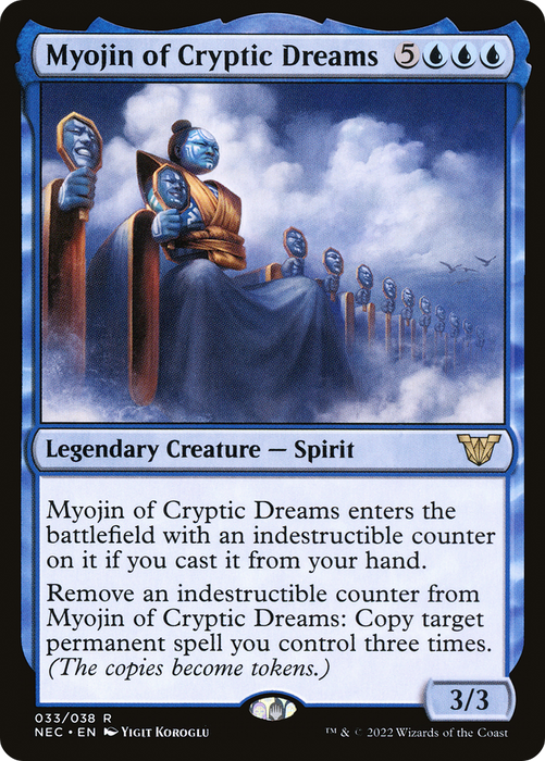 Myojin of Cryptic Dreams (NEC-033) - rare - Foil
