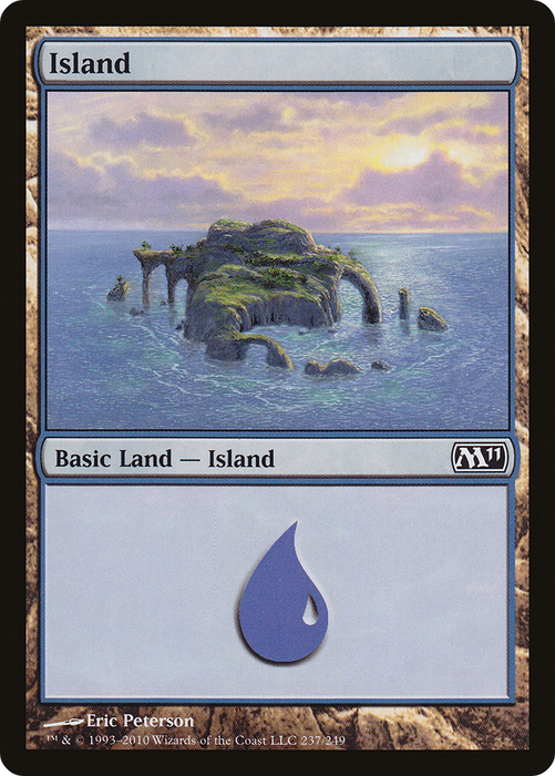 Island (M11-237) - common - Foil