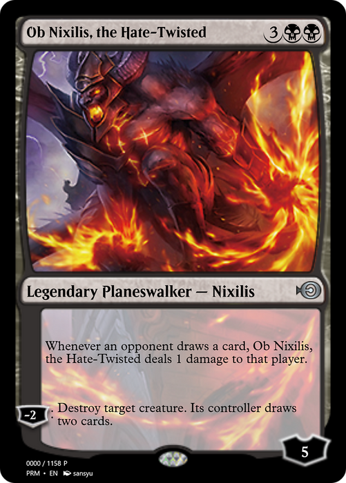 Ob Nixilis, the Hate-Twisted (PRM-72251) - uncommon - Foil