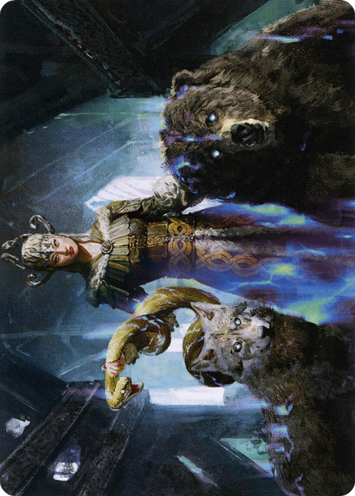 Kolvori, God of Kinship // Kolvori, God of Kinship (AKHM-048) - common (Borderless) - Foil