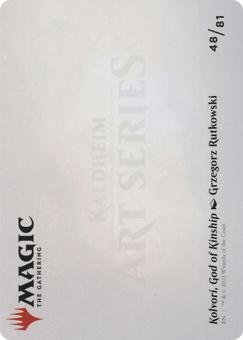 Kolvori, God of Kinship // Kolvori, God of Kinship (AKHM-048) - common (Borderless)