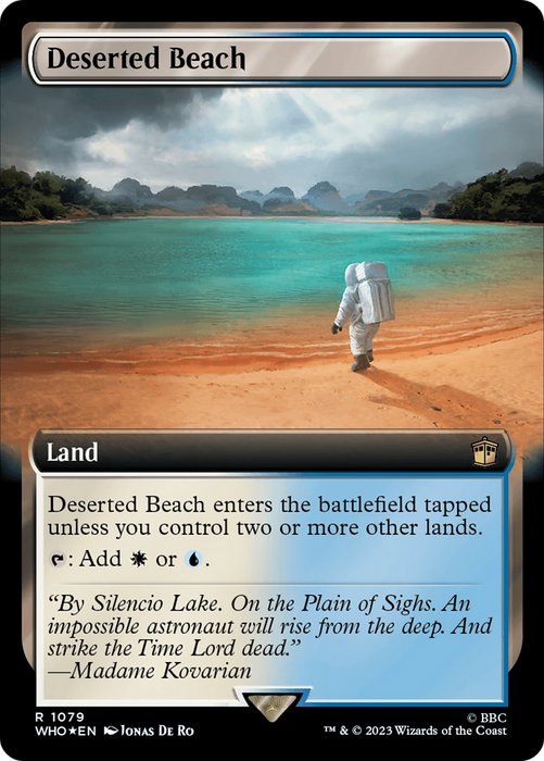 Deserted Beach (WHO-1079) - rare: (Extended Art) - Foil