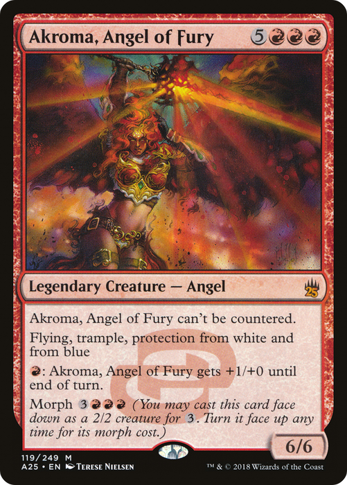 Akroma, Angel of Fury (A25-119) - mythic - Foil
