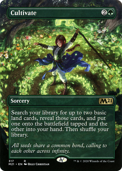 Cultivate (M21-317) - rare (Borderless)