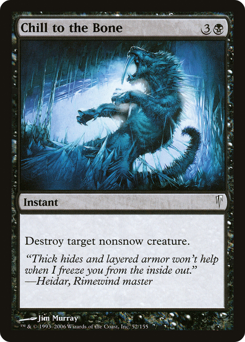Chill to the Bone (CSP-052) - common - Foil