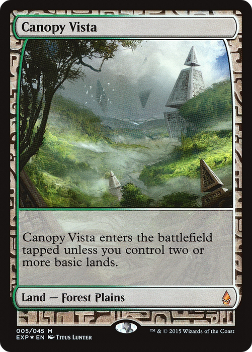 Canopy Vista (EXP-005) - mythic - Foil