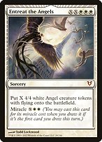 Entreat the Angels (AVR-020) - mythic: (miracle) - Foil