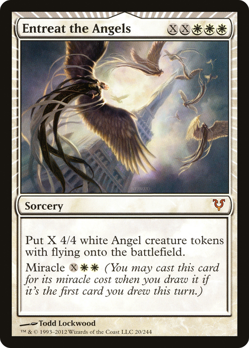 Entreat the Angels (AVR-020) - mythic: (miracle) - Foil