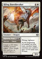 Riling Dawnbreaker // Signaling Roar (TDM-021) - common - Foil
