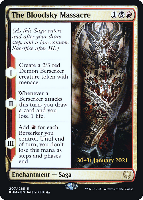 The Bloodsky Massacre (PRE-207S) - rare - Foil