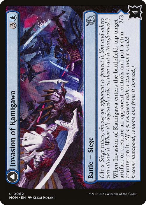 Invasion of Kamigawa // Rooftop Saboteurs (MOM-062) - uncommon - Foil