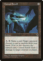 Cursed Scroll (TMP-281) - rare