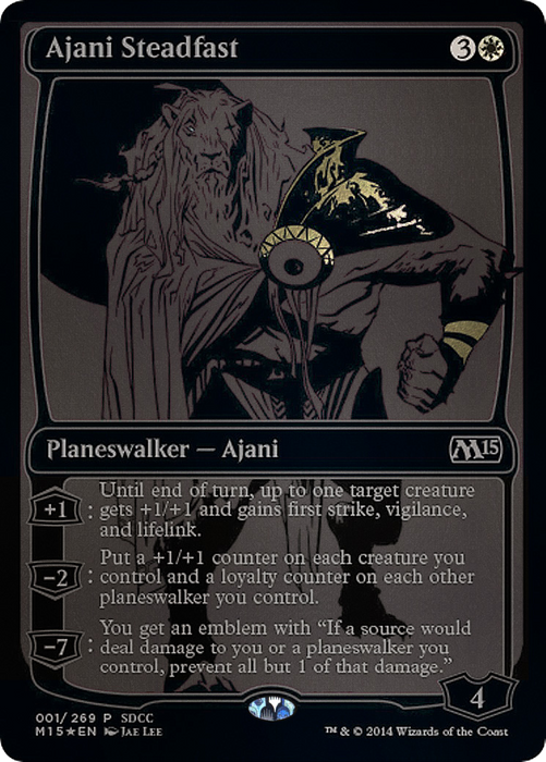 Ajani Steadfast (MEDIA-001) - mythic - Foil