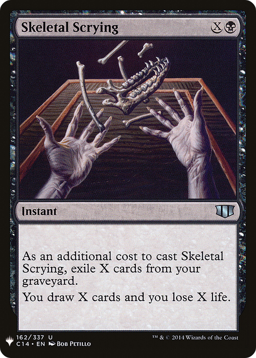 Skeletal Scrying (LIST-C14-162) - uncommon