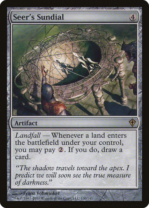 Seer's Sundial (WWK-130) - rare - Foil