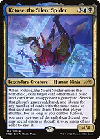 Kotose, the Silent Spider (NEO-228) - rare - Foil